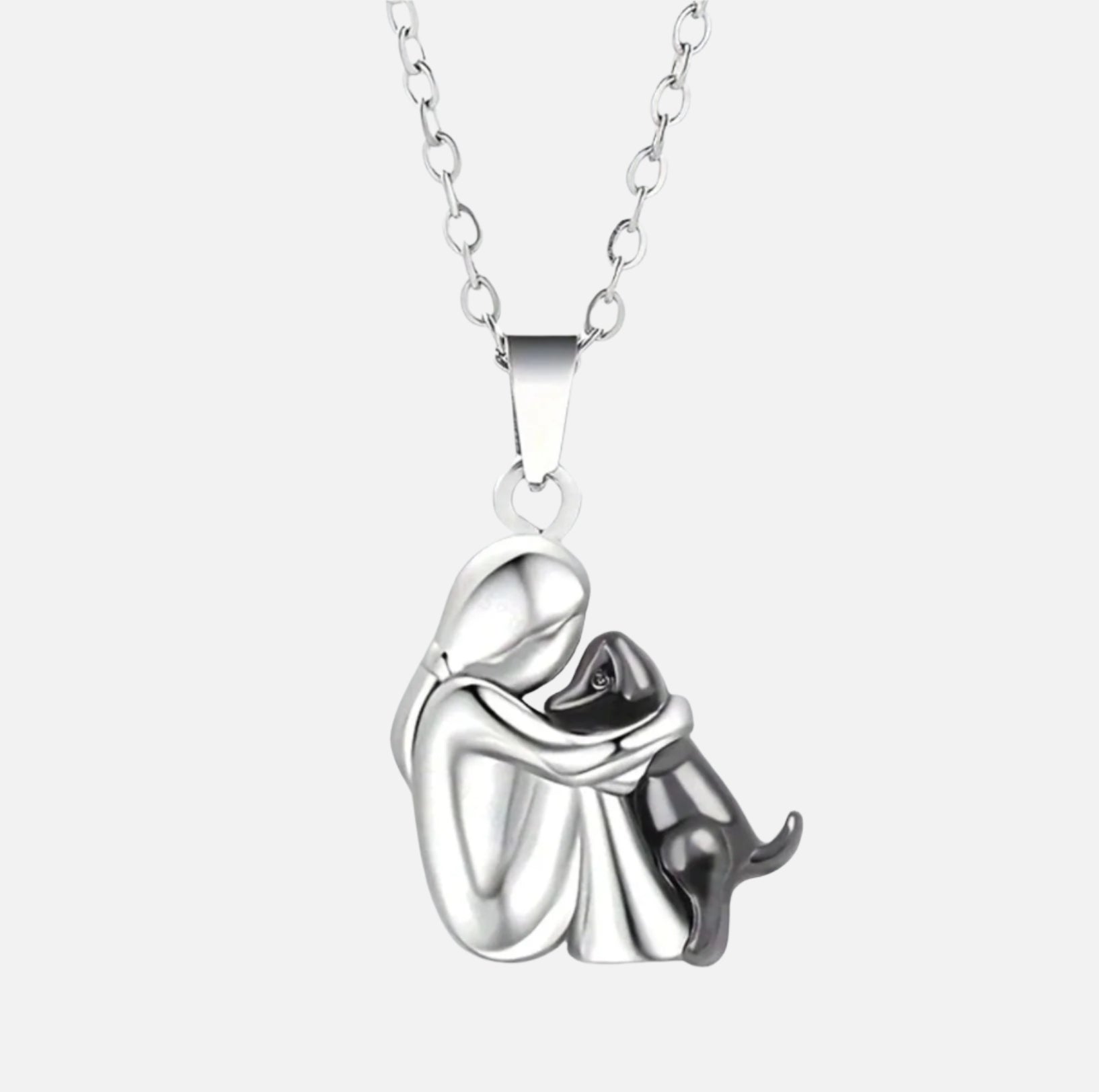 Collana con Ciondolo Abbraccio - Regalo Memoriale Significativo, immagine 4 - Emma e Gemma