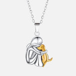 Collana con Ciondolo Abbraccio - Regalo Memoriale Significativo, immagine 2 - Emma e Gemma