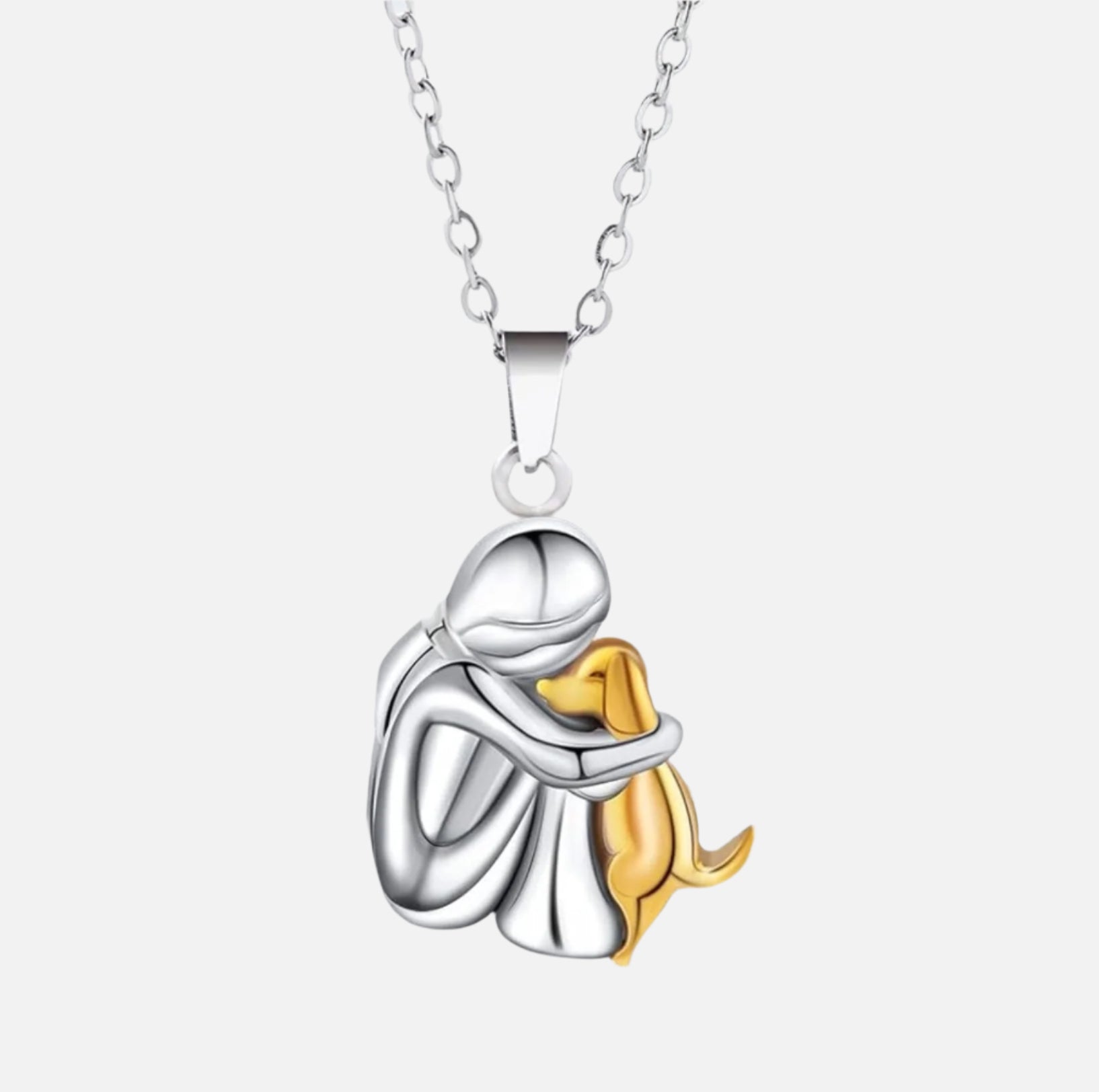 Collana con Ciondolo Abbraccio - Regalo Memoriale Significativo, immagine 2 - Emma e Gemma