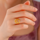 Anello a Zampa Aperta in Acciaio Inossidabile – Leggero e Stile, immagine 4 - Emma e Gemma