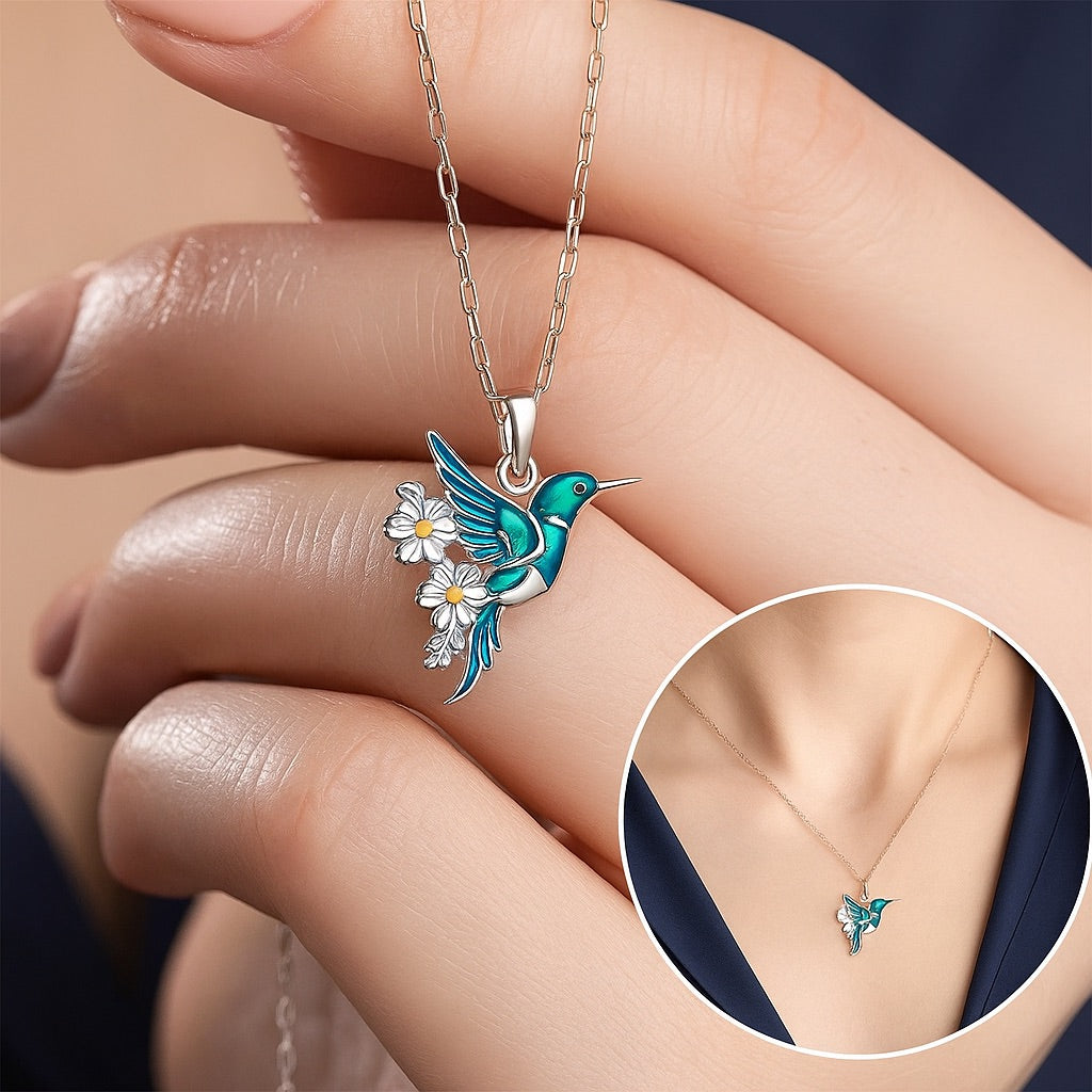 Bellissima Collana a Colibrì con Orecchini Bonus – Offerta a Tempo Limitato, immagine 5 - Emma e Gemma