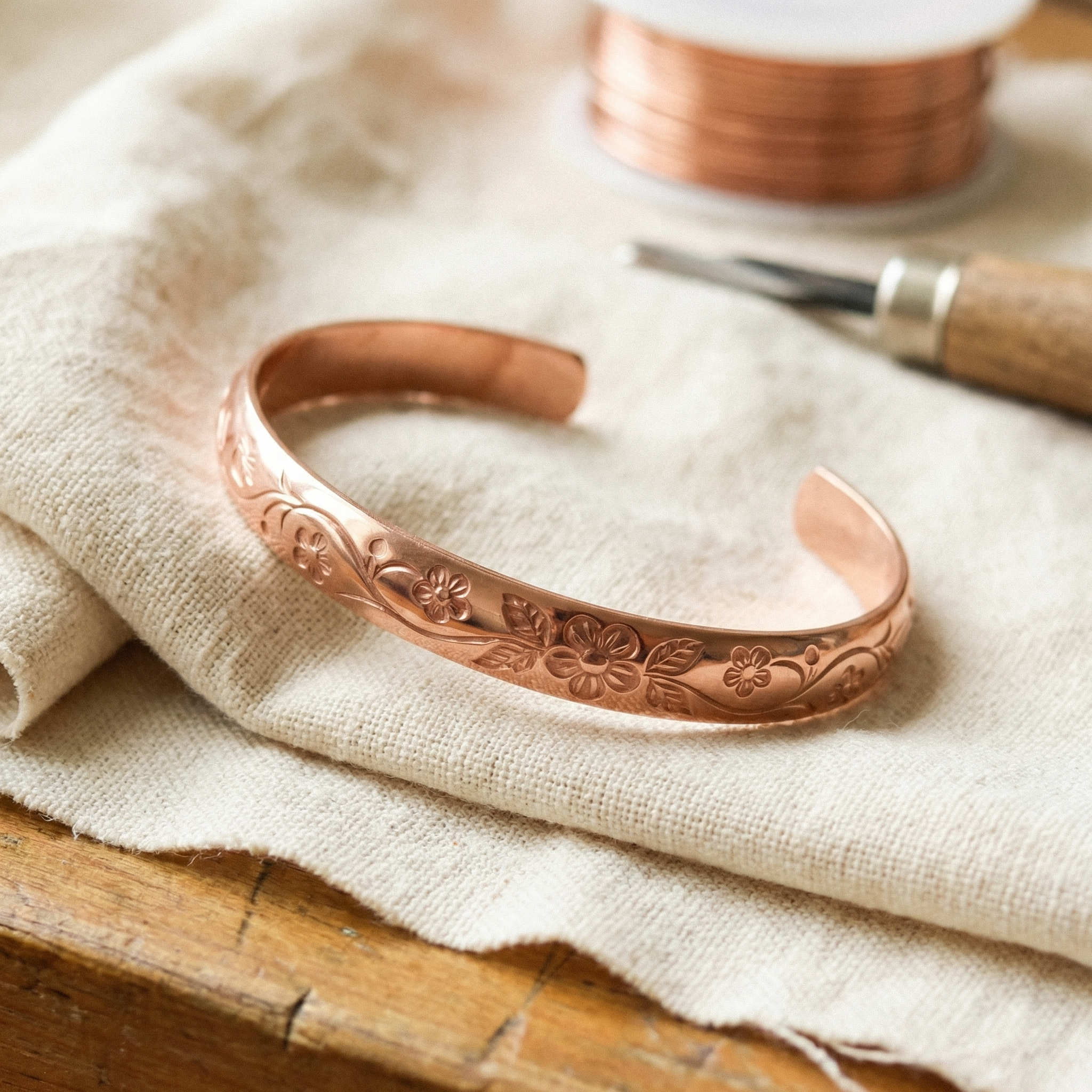Bracciale in Rame Bloom - Kaja i Maja