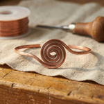 Bracciale a spirale in rame, immagine 2 - Emma e Gemma