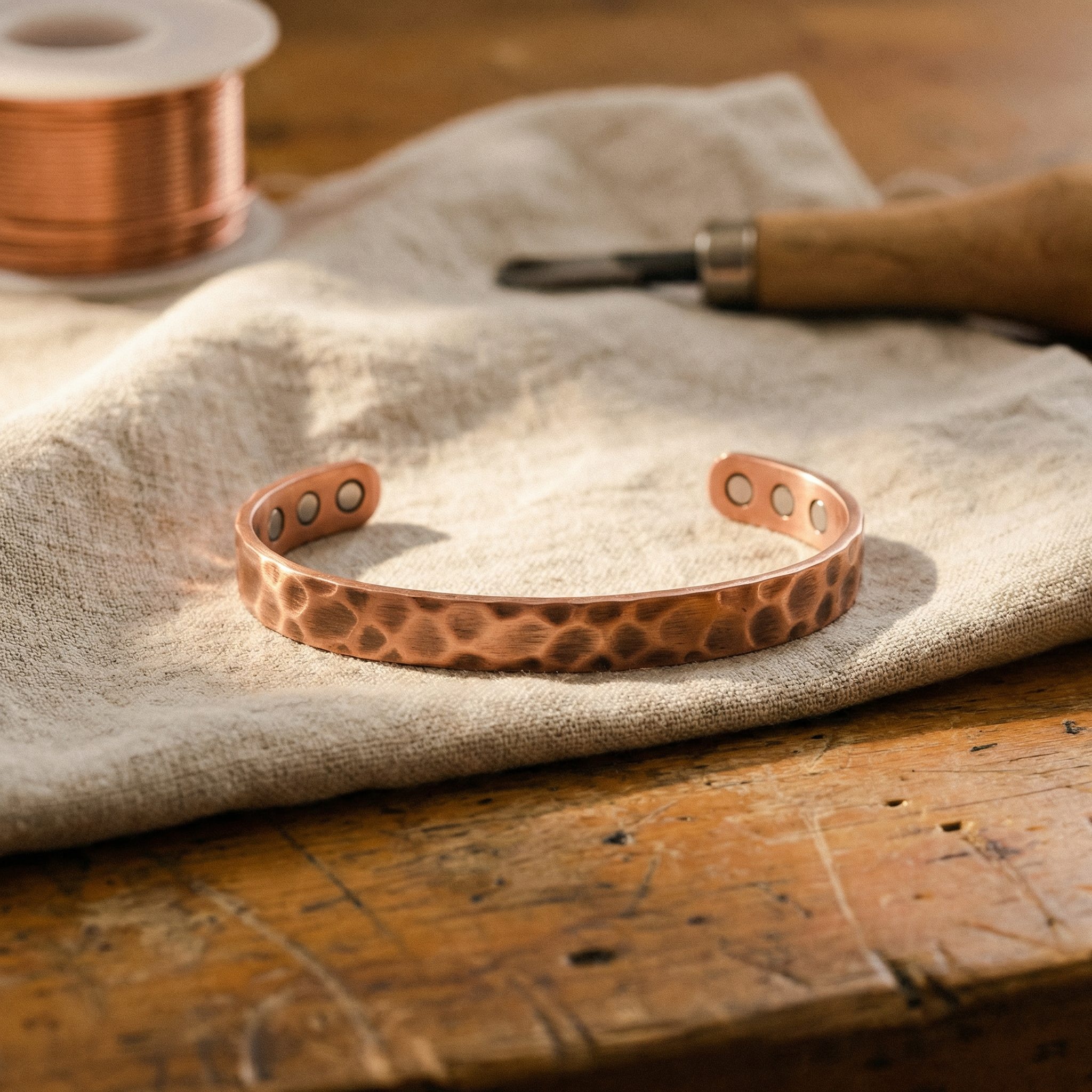 Bracciale in Rame a Fessura - Emma e Gemma