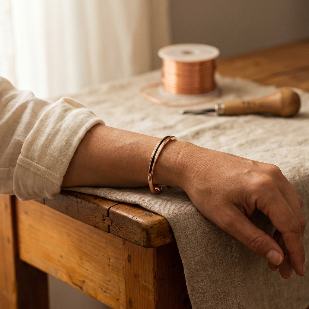 Bracciale in Rame Venato, immagine 2 - Emma e Gemma