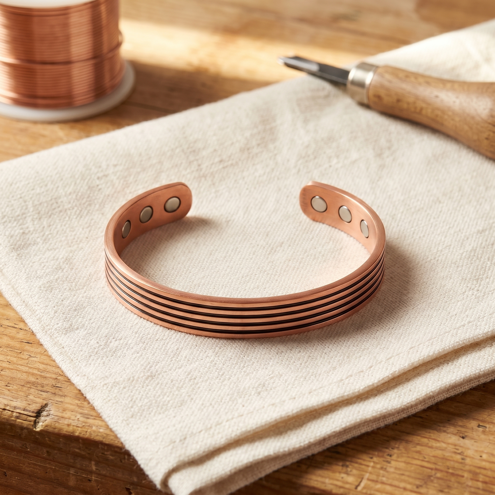 Bracciale in Rame Sage - Emma e Gemma