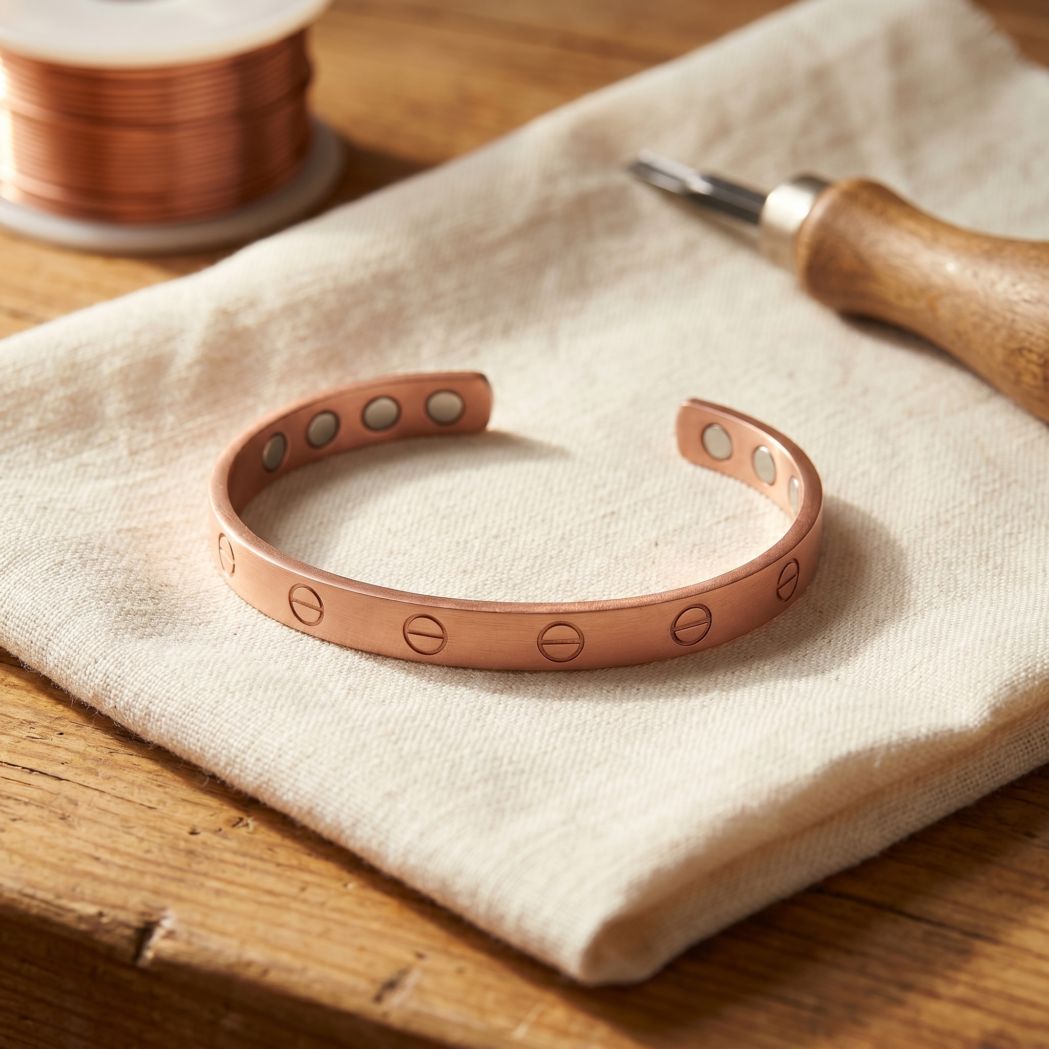 Bracciale in Rame Bolt - Emma e Gemma