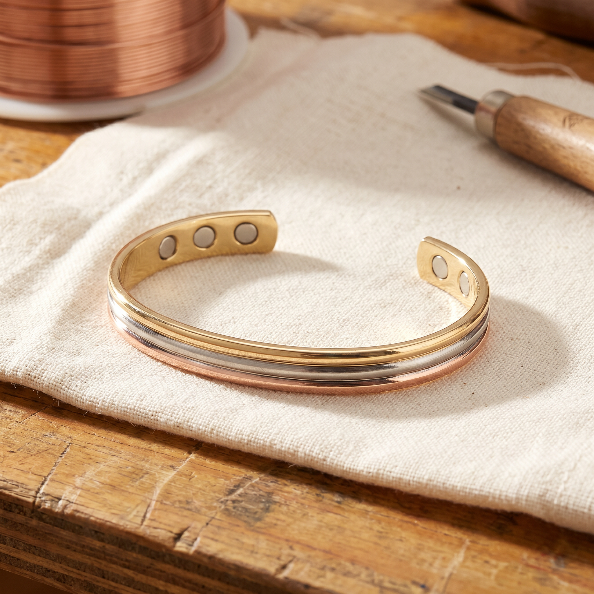 Bracciale in Rame Fuso - Emma e Gemma