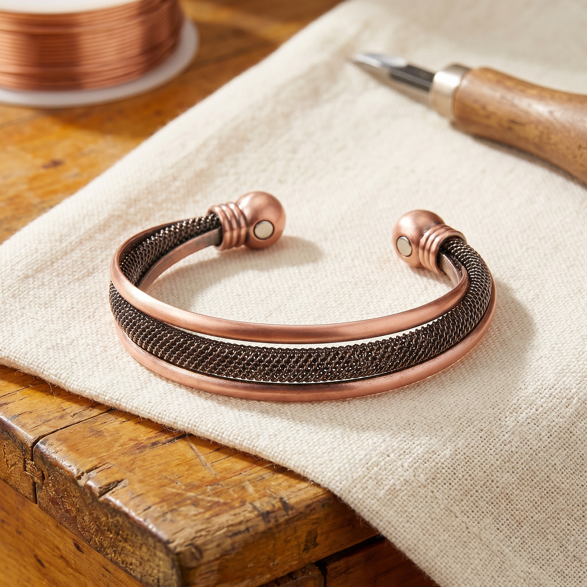 Bracciale in Rame Cairn - Emma e Gemma