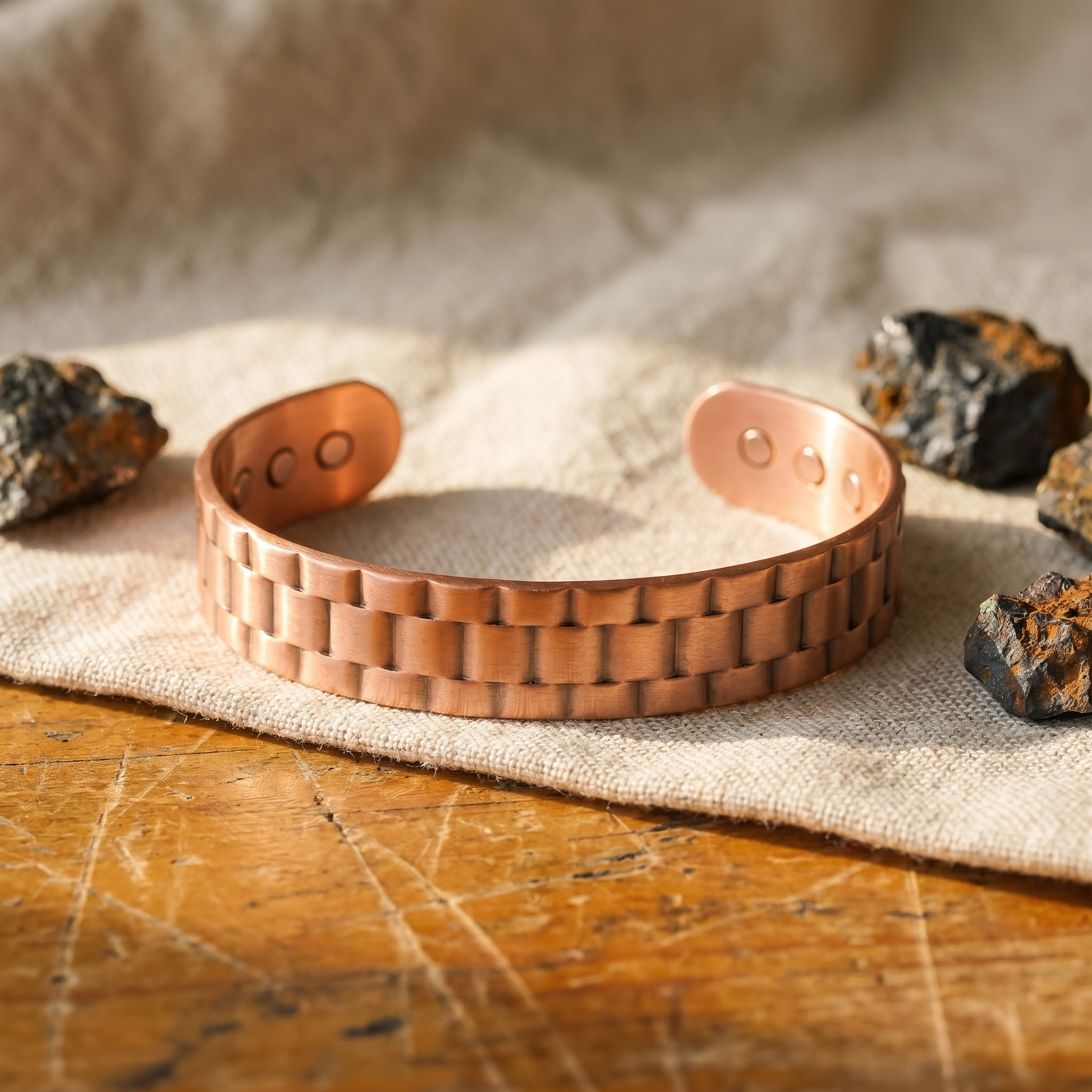Bracciale in Rame da Uomo Ore - Kaja i Maja