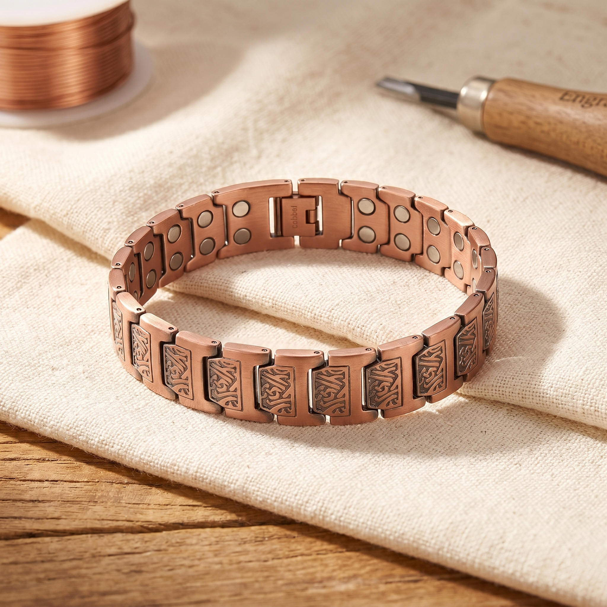 Bracciale in Rame per Uomo Glen - Emma e Gemma