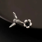 Anello Colibrì e Fiore – Anello Aperto Regolabile per Donne, immagine 4 - Emma e Gemma