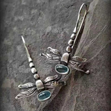 Orecchini in Argento Vintage a Forma di Libellula - Emma e Gemma