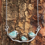 Collana Vintage Birdie in Argento - Emma e Gemma
