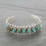 Bracciale in Pietra Turchese Vintage - Emma e Gemma