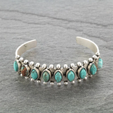 Bracciale in Pietra Turchese Vintage - Emma e Gemma