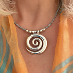 Collana Vintage a Spirale in Argento - Emma e Gemma