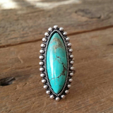 Anello in Pietra Turchese Vintage - Emma e Gemma