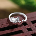 Anello Vintage in Argento con Gattino - Emma e Gemma
