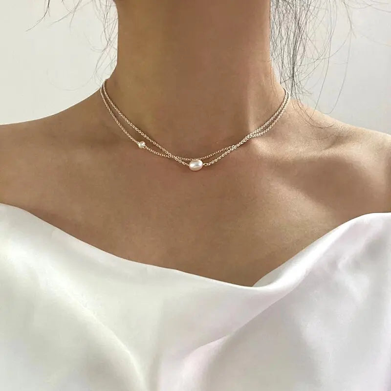 Collana di Perle d'Acqua Dolce | Gioielli Sostenibili Ispirati all'Oceano - Emma e Gemma