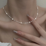 Collana Elegante e Lucente con Perle - Emma e Gemma