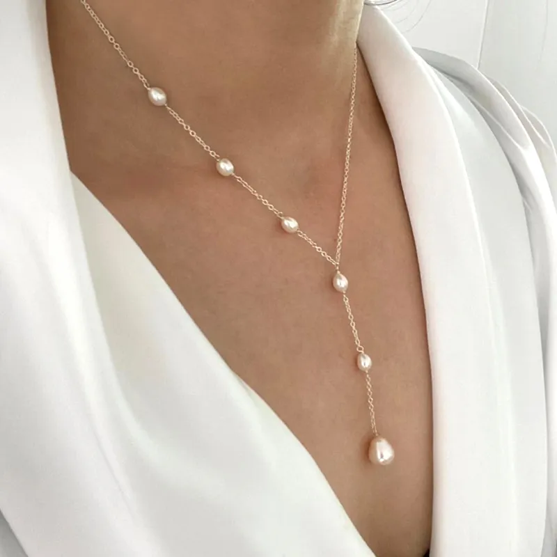Collana con Pendente di Perle Vintage - Emma e Gemma