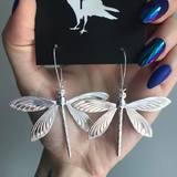 Orecchini Vintage in Argento a Forma di Libellula - Emma e Gemma