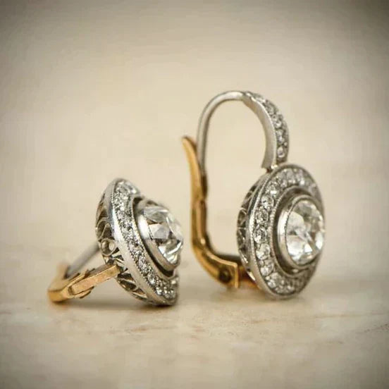 Orecchini d'Argento Vintage con Zirconia - Emma e Gemma