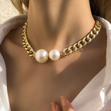 Collana Elegante con Doppia Perla - Emma e Gemma