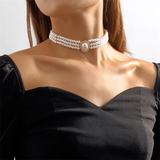 Collana Elegante con Tre Perle - Emma e Gemma
