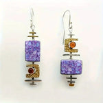 Orecchini Vintage Pietra Viola - Emma e Gemma
