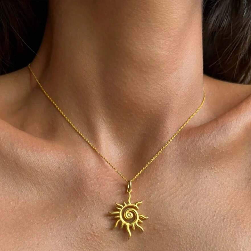 Collana Sole D'Oro Vintage - Emma e Gemma