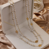 Collana Elegante in Oro e Perle - Emma e Gemma