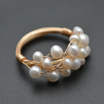 Anello Nido di Perle Vintage - Emma e Gemma