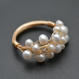 Anello Nido di Perle Vintage - Emma e Gemma
