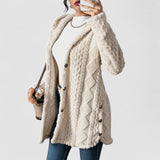 Valentina - Cappotto in Fleece con Cappuccio