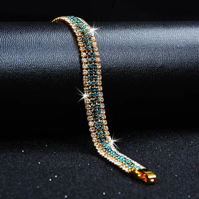 Bracciale Elegante Verde Brillante - Emma e Gemma