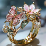 Anello Floreale Vintage Oro Prifddinas - Emma e Gemma