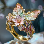 Anello Floreale Vintage Oro Brimhaven - Emma e Gemma