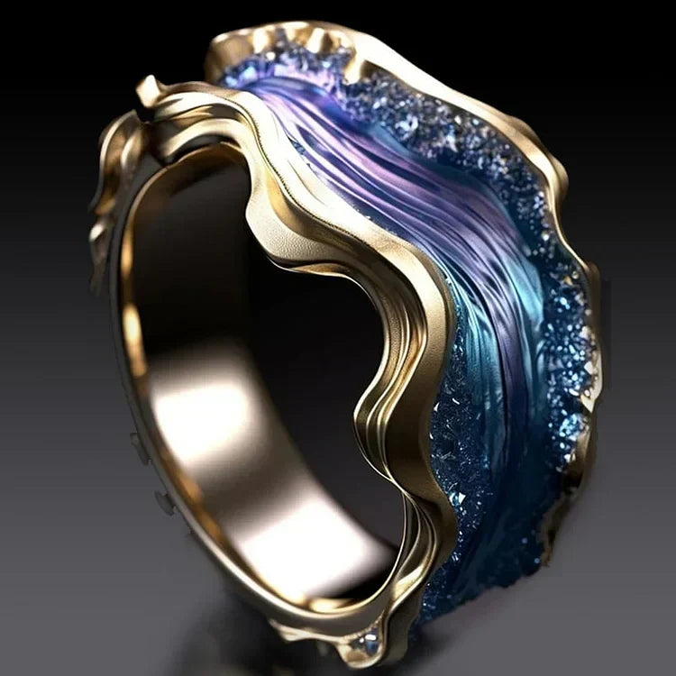Anello Vintage Oro Oceano - Kaja i Maja