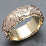 Anello in Oro con Fiore di Rosa Vintage - Emma e Gemma