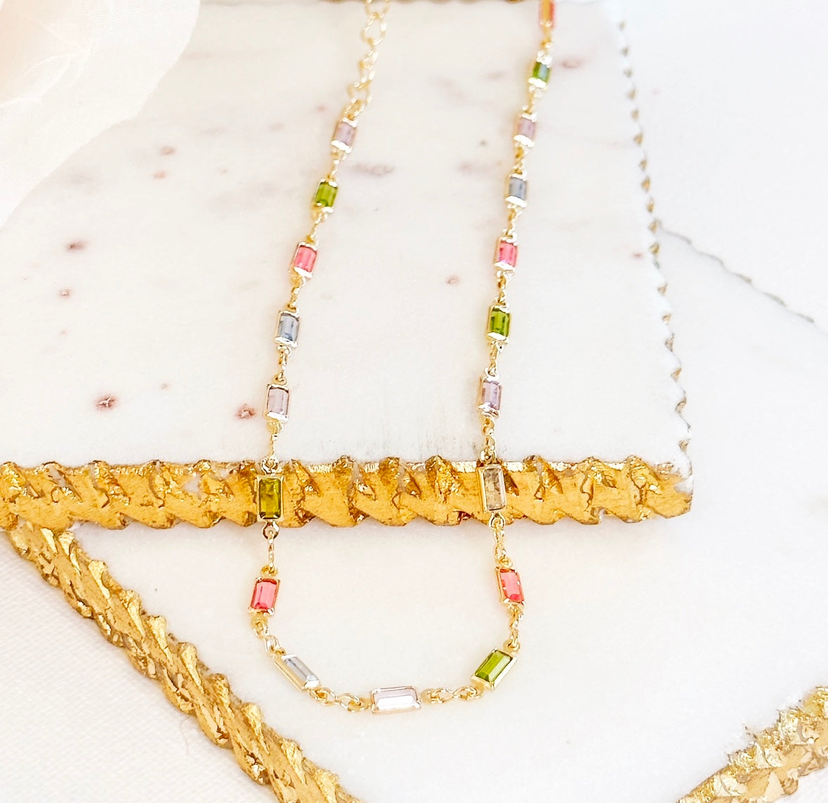 Collana Isabella in Zirconia Multicolore - Emma e Gemma