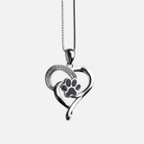 Collana Infinita in Acciaio Inossidabile con Cuore e Zampa, immagine 2 - Emma e Gemma