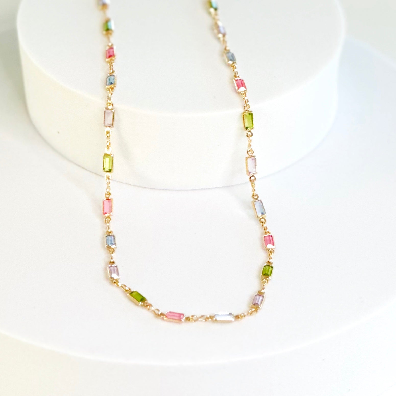 Collana Isabella in Zirconia Multicolore, immagine 2 - Emma e Gemma