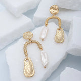 Orecchini Pendenti in Perle d'Acqua Dolce Vintage Oro - Emma e Gemma