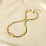 Collana con Chiusura a Cuore Vintage in Oro - Emma e Gemma