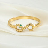Bracciale Infinito Serpente d'Oro - Emma e Gemma