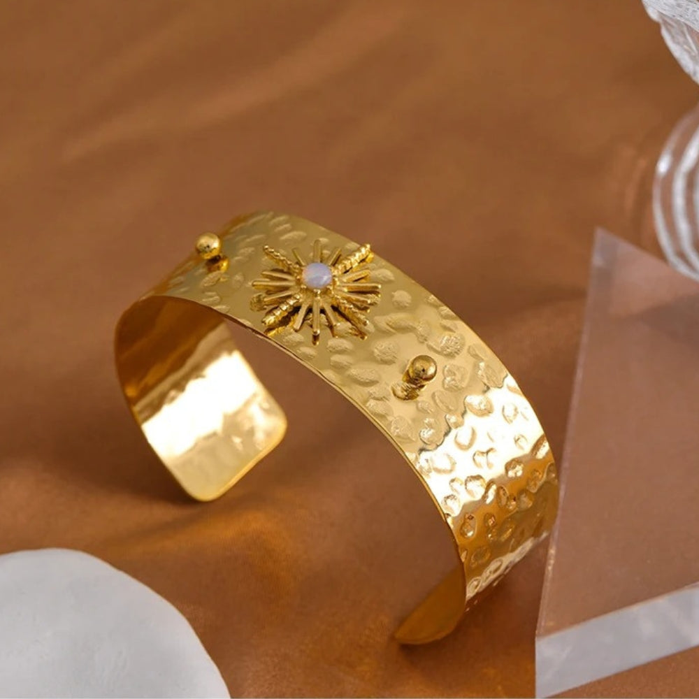 Bracciale Cuff Vintage Oro Sole - Emma e Gemma