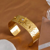 Bracciale Cuff Vintage Oro Sole - Emma e Gemma