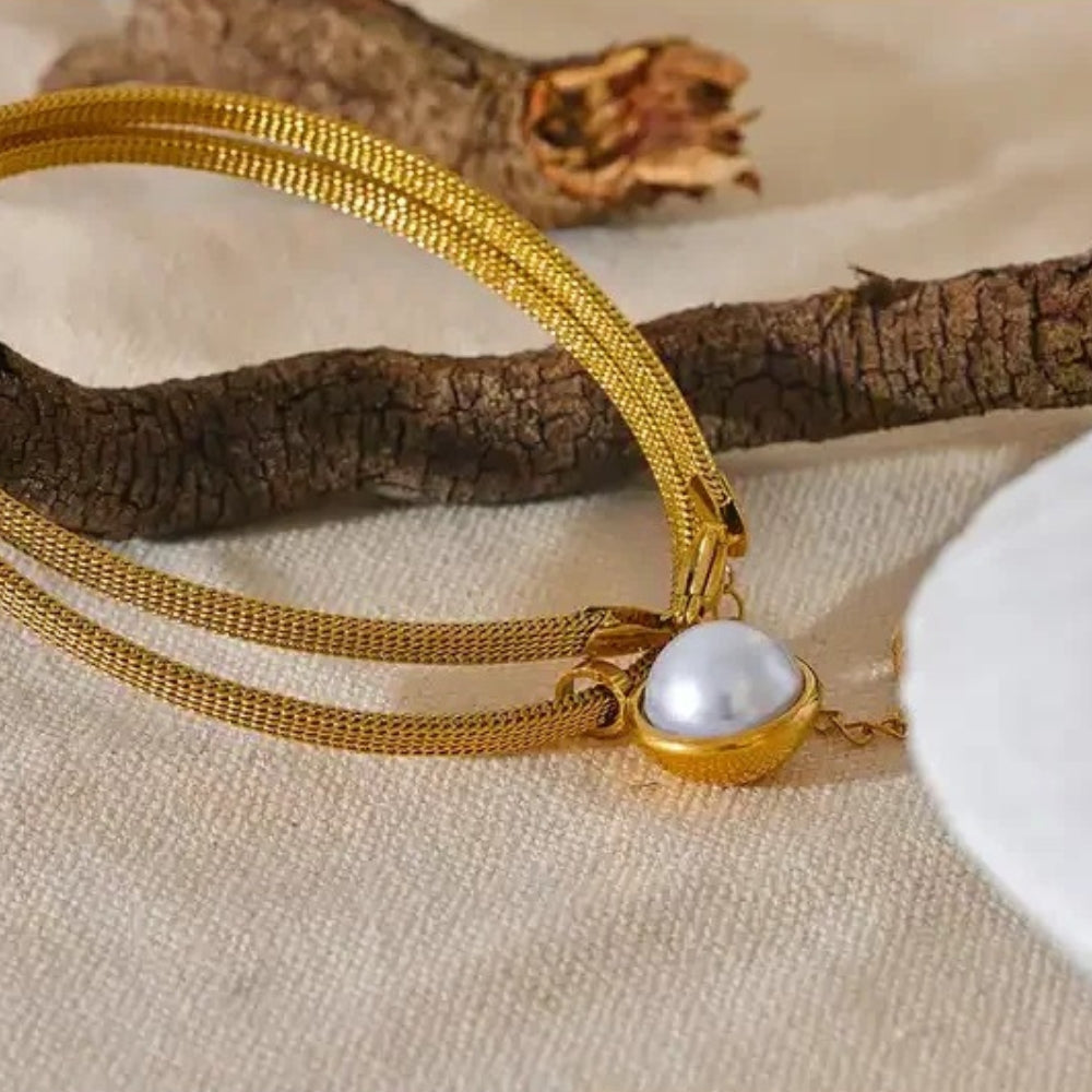 Bracciale in Oro con Perle Vintage - Emma e Gemma